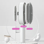 Self-Cleaning Hair Brush - Basyq