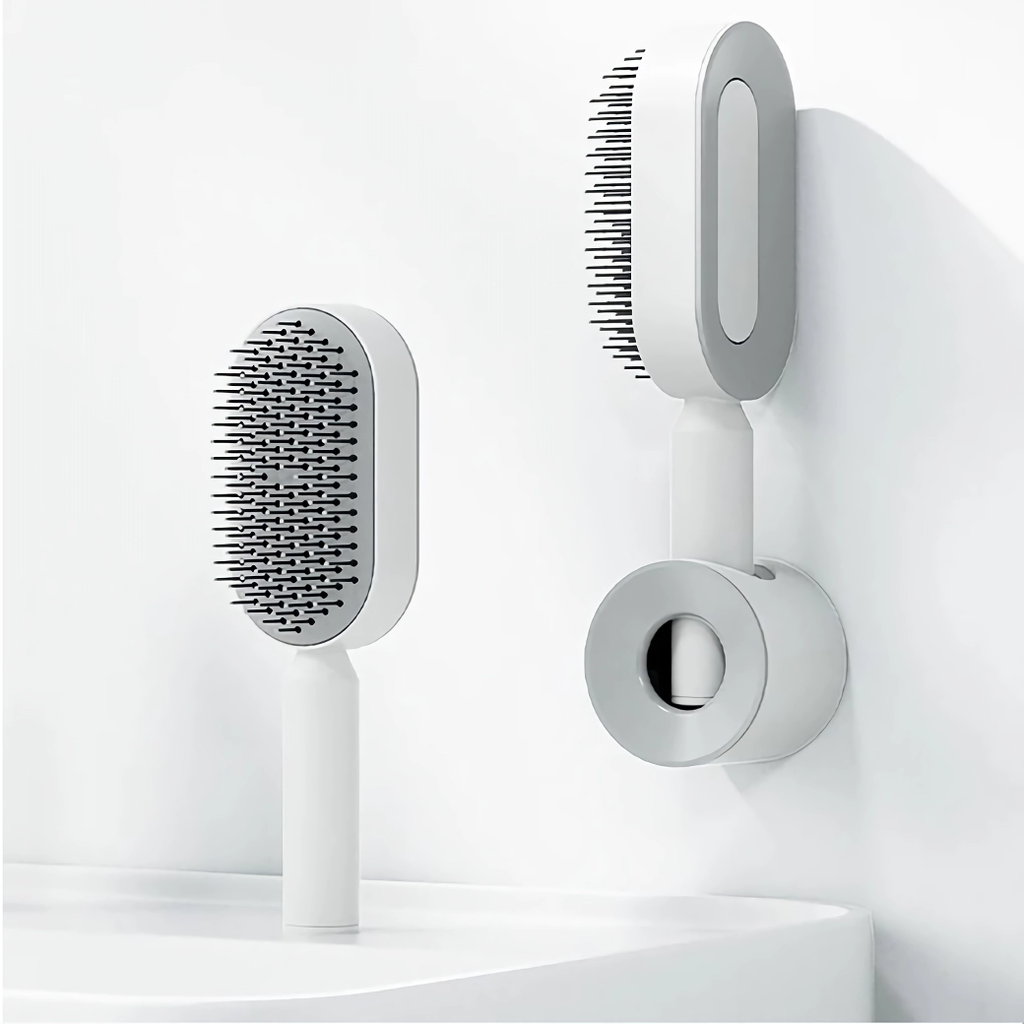 Self-Cleaning Hair Brush - Basyq